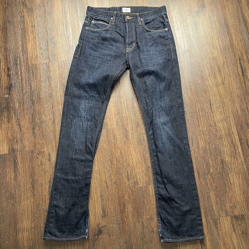 Hudson Jeans Dandy Slouchy Straight Men's Size 30 Button Fly Blue SOL